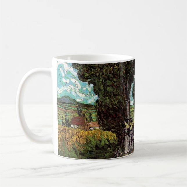 Mug Cyprès avec personnages féminins par Vincent van G (Gauche)