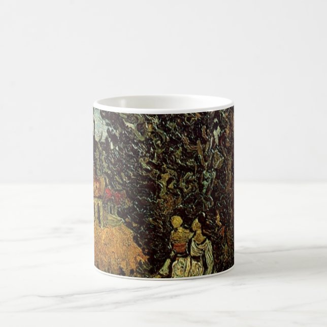 Mug Cyprès et Deux Femmes de Vincent van Gogh (Centre)