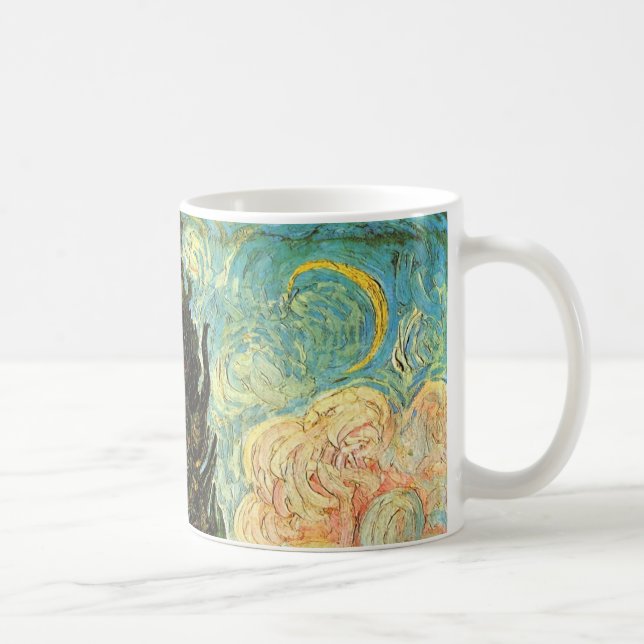 Mug Cyprès par Vincent van Gogh (Droite)