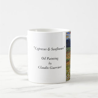 Mug Cypress et tournesols