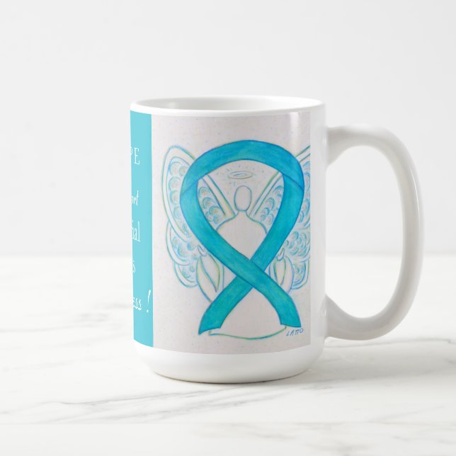 Mug Cystite interstitielle Sensibilisation Ruban Angel (Droite)