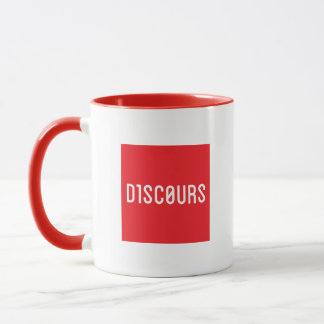 Mug D1SC0URS logo rouge