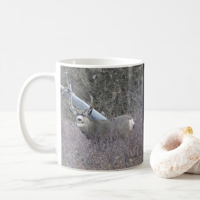 Mug D32 Mule Deer Buck (Avec donut)