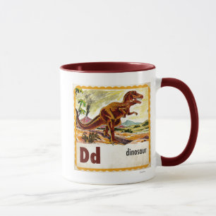 Mug D est pour le dinosaure