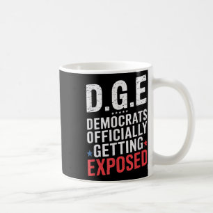 Mug D.o.g.e Doge Gouvernement satire drapeau américain