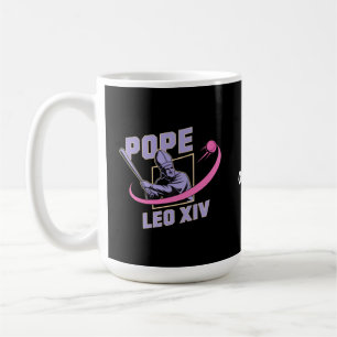 Mug Da Pope Leo XIV Conception Baseball Foi Rencontre