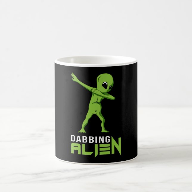 Mug Dabbing Alien Area 51 Ufo Espace Aliens Drôle cade (Centre)