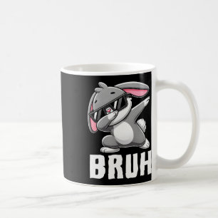 Mug Dabbing Bunny Bruh mème Pâques Jour Dab Bunny Ados