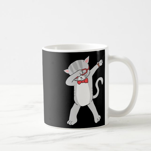 Mug Dabbing Chat Funny Dab Cadeau Chat Tee (Droite)