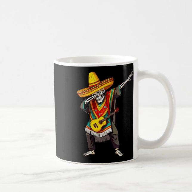 Mug Dabbing Dabbing Mexicaine Squelette Poncho Cinco D (Droite)