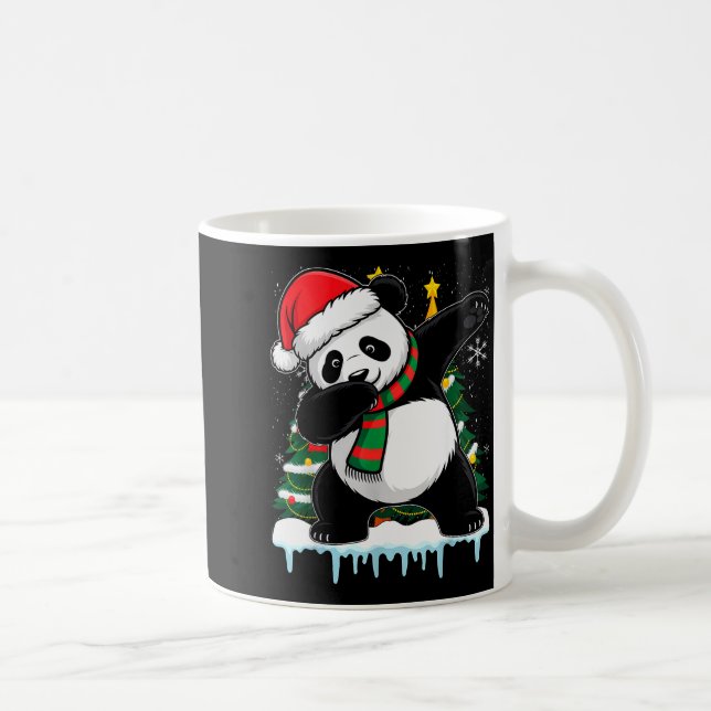 Mug Dabbing Panda Santa Christmas Kids Boys Men Xmas B (Droite)
