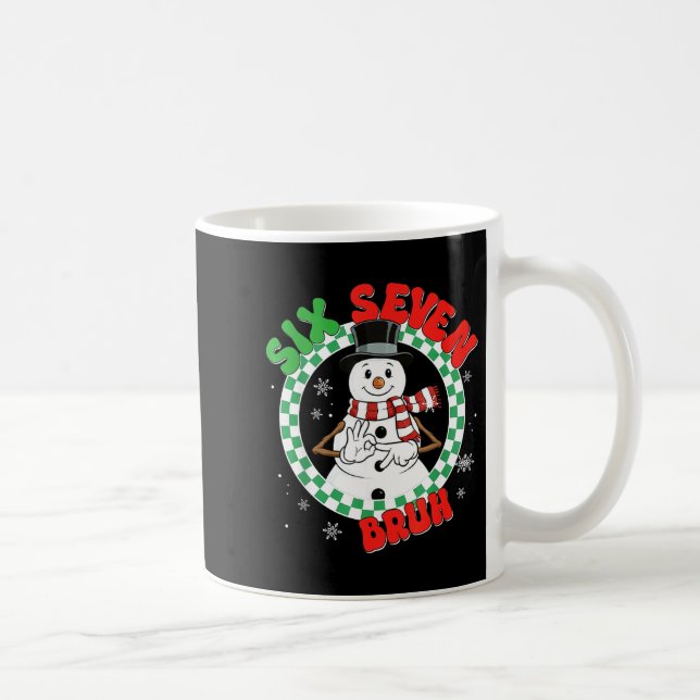 Mug Dabbing Santa Snowman 6 7 Meme Christmas Six Seven (Droite)