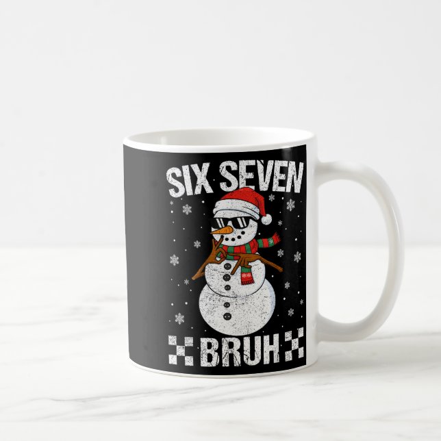Mug Dabbing Santa Snowman 6 7 Meme Christmas Six Seven (Droite)