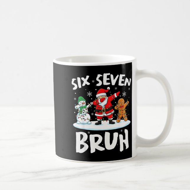 Mug Dabbing Santa Snowman 6 7 Meme Christmas Six Seven (Droite)