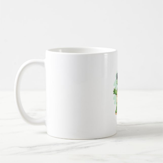 Mug Dabbing Sea Turtle Amoureux des animaux Sauvez Les (Gauche)