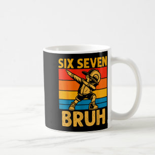 Mug Dabbing Six Seven Bruh 67 Mème 6 7 Nombres Drôle B