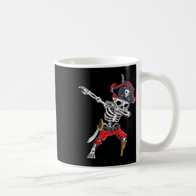 Mug Dabbing Skeleton Pirate drôle Halloween enfants Jo (Droite)