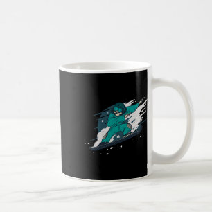 Mug Dabbing Skeleton Snowboard Snowboard Snowboardin
