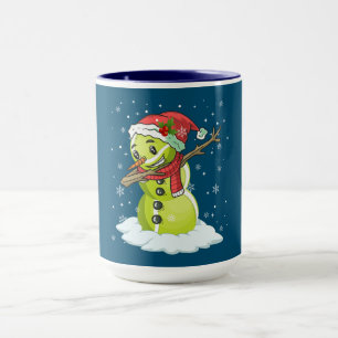 Mug Dabbing Snowman Tennis Ball Tee Noël Noël Noël