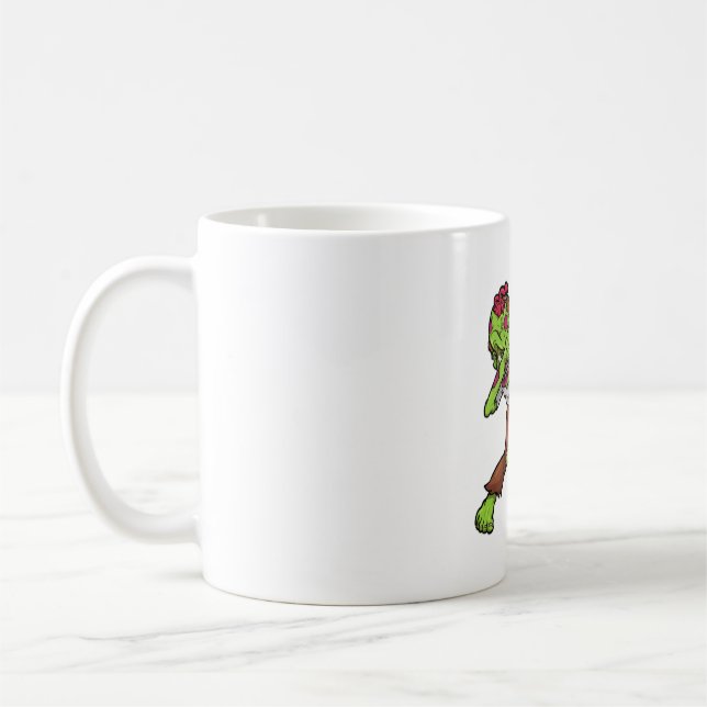 Mug Dabbing Zombie Halloween Dab Funny Cadeau design (Gauche)
