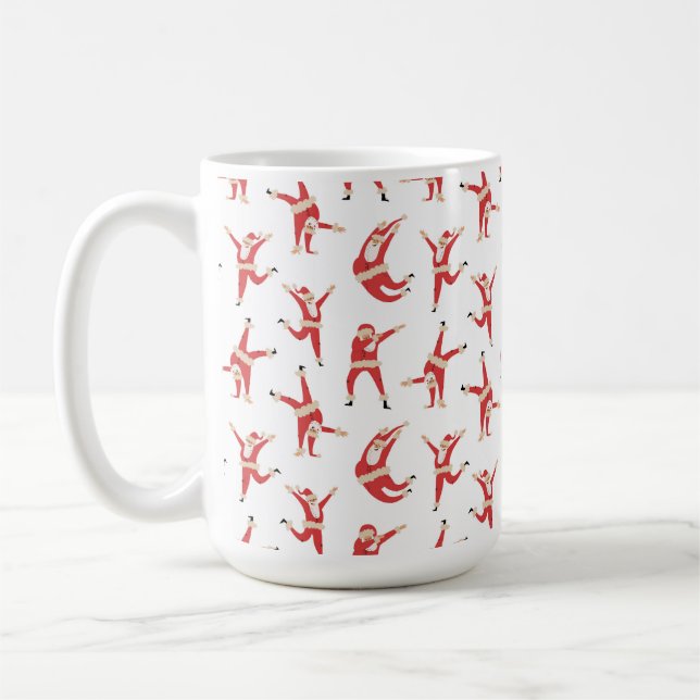 Mug Dabing Père Noël Fun Motif de Noël (Gauche)