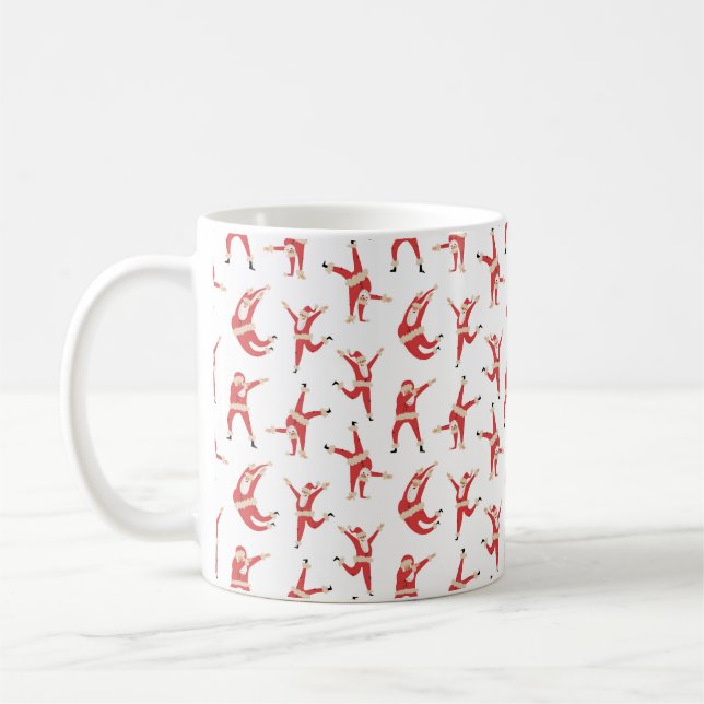 Mug Dabing Père Noël Fun Motif de Noël (Gauche)