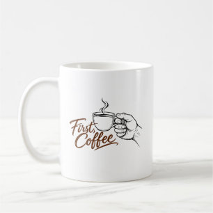 Mug D'abord, Café – Ligne Élégante de Café