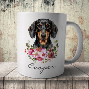 Mug Dachshund à l'aquarelle