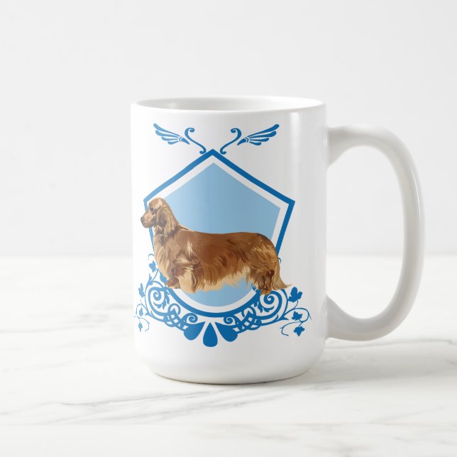 Mug Dachshund aux cheveux longs (Droite)