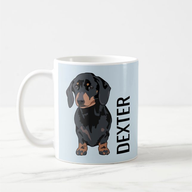 Mug Dachshund chien animal de compagnie | Chien de sau (Gauche)