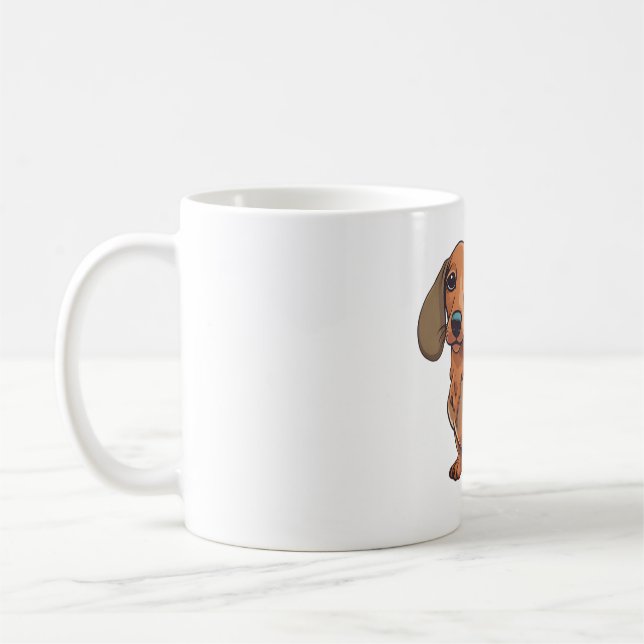 Mug Dachshund Chien mignonne (Gauche)