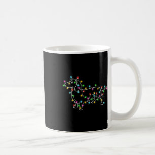 Mug Dachshund Chiens Arbre Noël Noël Noël Cadeaux Pour