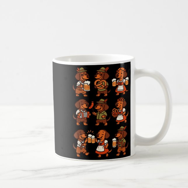 Mug Dachshund Cute Sausage Dog German Men Women  (Droite)