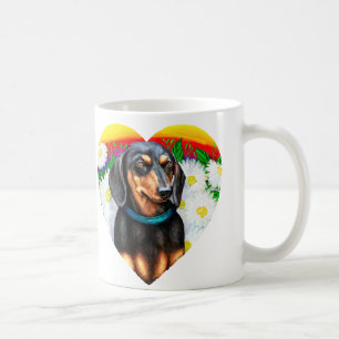 Mug Dachshund Daisy Patch B&T