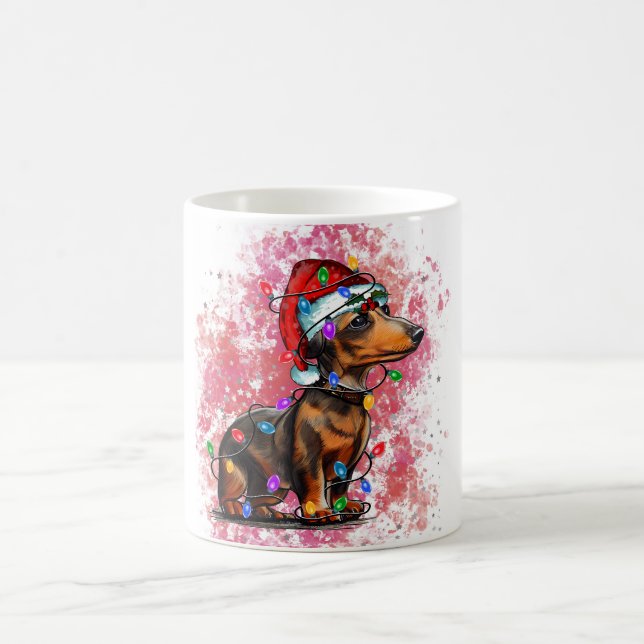 Mug Dachshund de Noël  (Centre)
