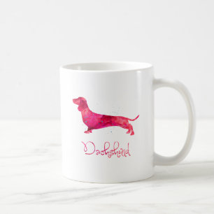 Mug Dachshund - Design aquarelle