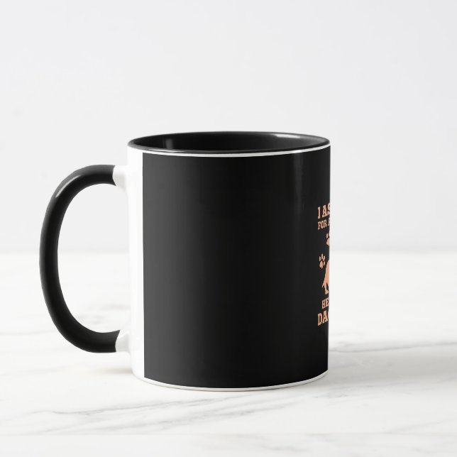 Mug Dachshund Est Mon Vrai Ami (Gauche)