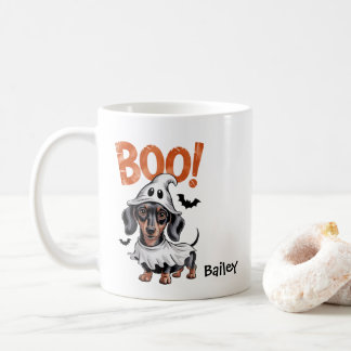 Mug Dachshund Halloween Chien Personnalisé