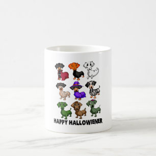 Mug Dachshund Halloweiner Halloweiner drôle Chien drôl