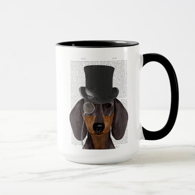 Mug Dachshund, Hound officiel et Casquette (Droite)