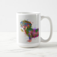Dachshund & Lunettes Rainbow Splash