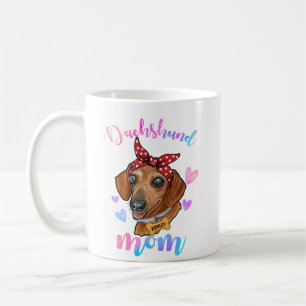 Mug Dachshund Maman Aquarelle Chien Maman
