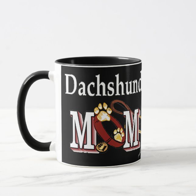Mug Dachshund Maman Cadeaux (Gauche)