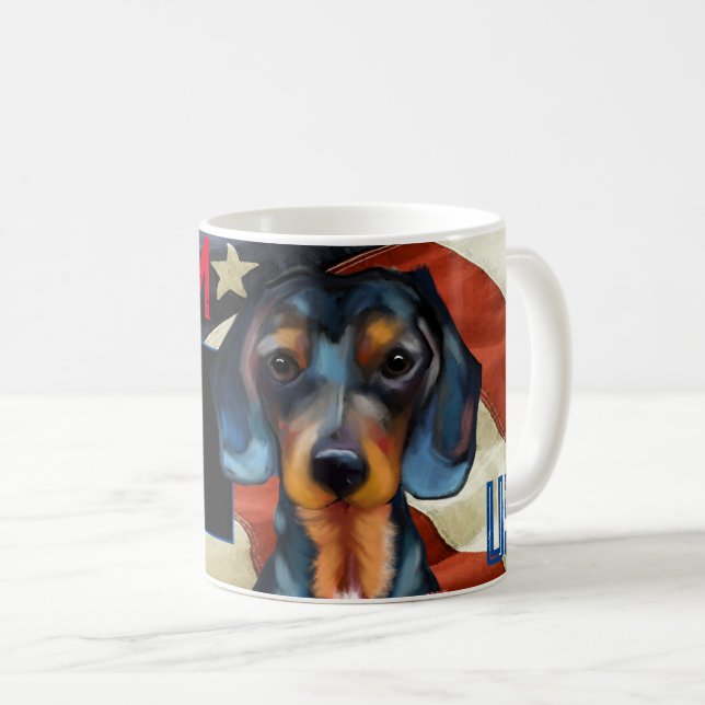 Mug Dachshund ou teckel (Devant droit)