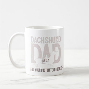 Mug Dachshund Papa Chien Papa Cadeau