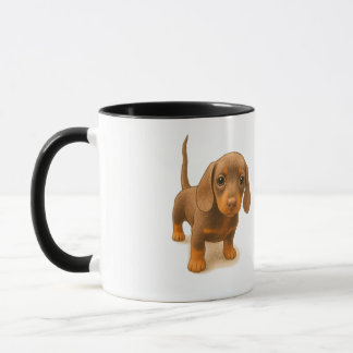 Mug Dachshund Please take me with you!