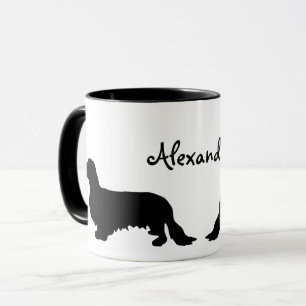 Mug Dachshund Poil Long - Silhouette 1