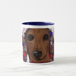 Mug Dachshund Rouge