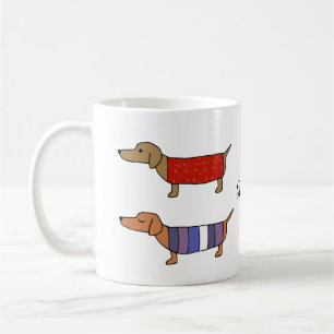 Mug Dachshund Saucisse dog Wiener amoureux des chiens 