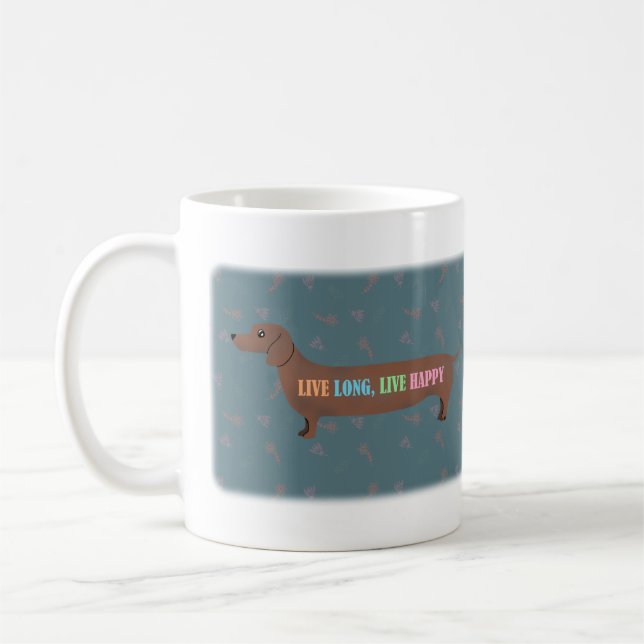Mug Dachshund Saucisson amoureux des chiens Wiener en  (Gauche)